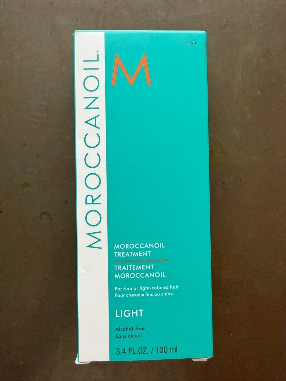 Moroccanoil Light Treatment Hair Oil - Turquoise and White Packaging